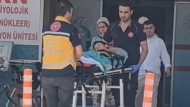 7 yaşındaki çocuk kurban bıçağının üzerine düştü: Ağır yaralı