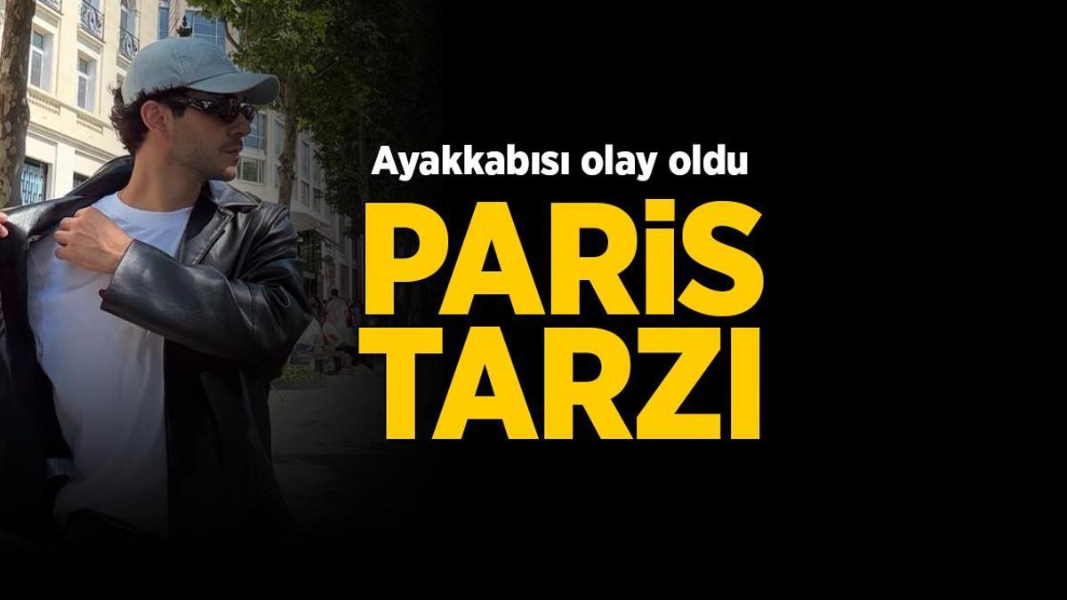 Ayakkabısı sosyal medyada olay oldu! Rahimcan Kapkap'ın Paris tarzı