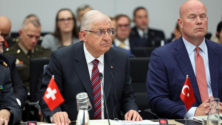 Bakan Güler NATO Karargahı'nda konuştu: 'Barış ve istikrara katkılar sağlamaya devam edeceğiz'