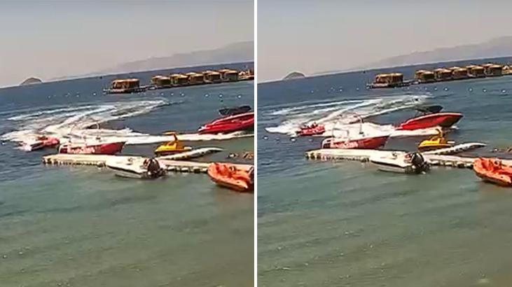 Bodrum'da feci olay! Su sporları yapan 3 turist kaza yaptı: İşte o görüntüler