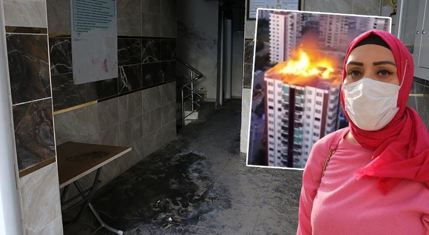 Diyarbakır'daki yangından son anda kurtuldu! 'Sakın aşağı atlamayın'