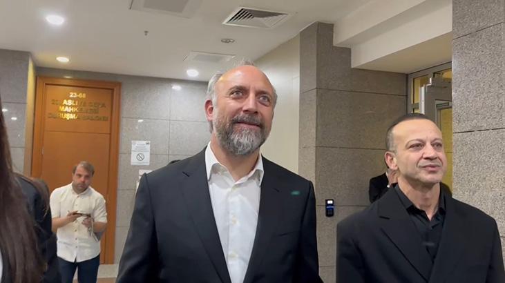 Halit Ergenç ve Rıza Kocaoğlu adliyeye geldi