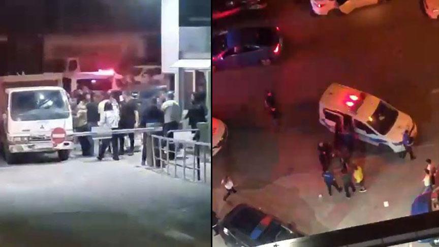 Kaynanasını hastaneye götürmek için geldi! Siteye alınmayan damat ortalığı karıştırdı