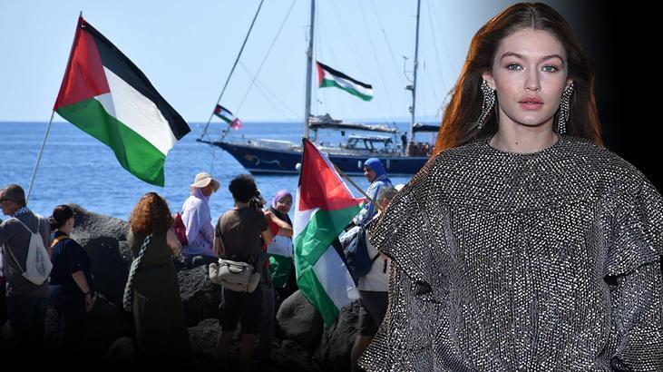 Madleen gemisine dünyaca ünlü modelden destek!