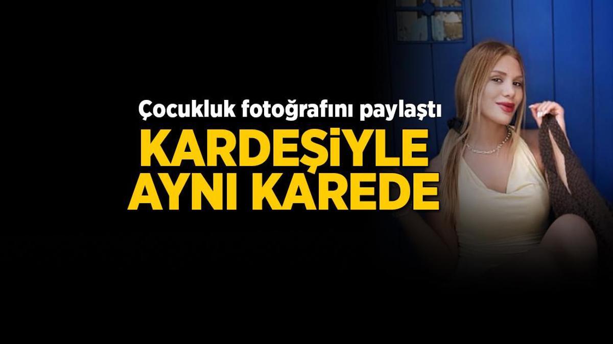 Survivor 2025’in olay yarışmacısı Almeda Baylan’dan çocukluk fotoğrafı! Kardeşiyle aynı karede