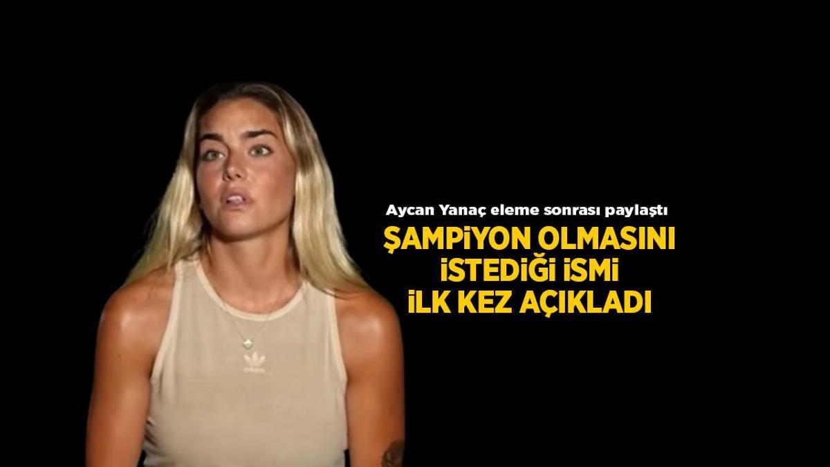 Survivor Haberleri: 'Survivor 2025 şampiyonu' 13 Haziran Cuma belli olacak! İşte Aycan Yanaç'ın şampiyon olmasını istediği o isim